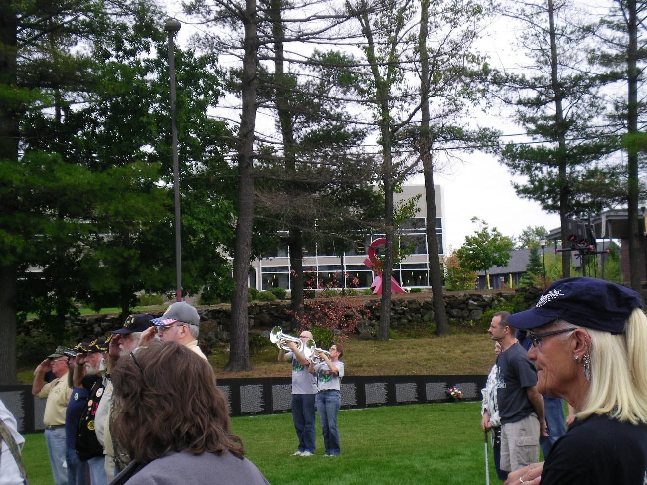 Some Chapter 41 members at an event at the Veterans Home with Senator Maggie Hassan.